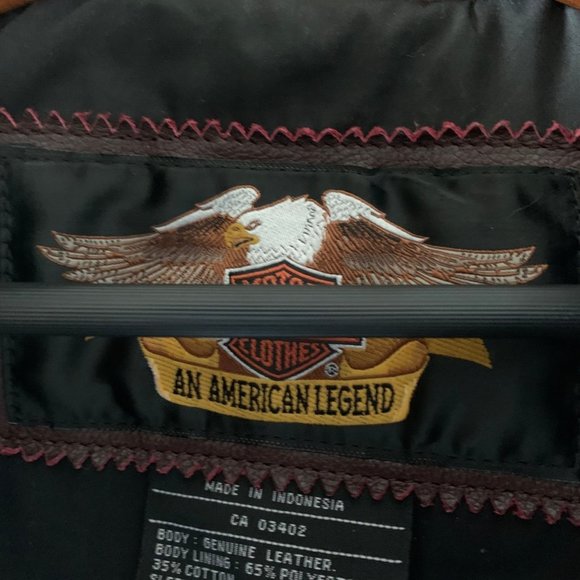 95th Anniversary Leather HD XL Riding Jacket - Picture 5 of 8